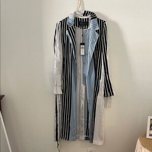 BCBGMaxAzria Multicolor Striped Jacket